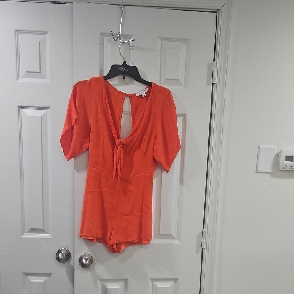 Louna Bright Orange Bodysuit